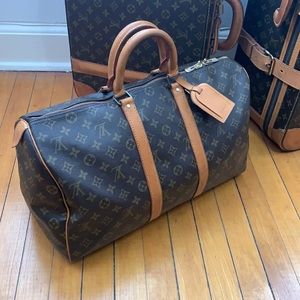 Louis Vuitton Boston keepall 45 Travel Bag.